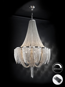 LUSTRA MINERVA 873079D, DIN METAL SI NICKEL, STIL MODERN, SCHULLER