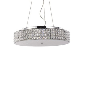 LUSTRA MODERNA CRISTAL ROMA SP9 IDEAL LUX