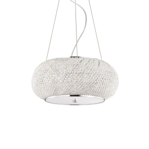 LUSTRA PASHA' SP6, CROM, DIN CRISTAL, STIL MODERN