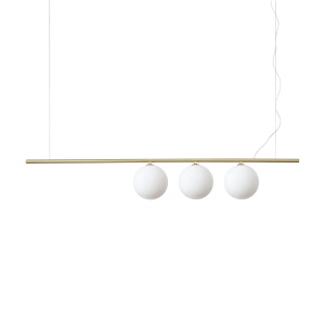 LUSTRA PERLINE SP3, ALAMA, DIN METAL SI STICLA, STIL MODERN