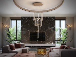 LUSTRA/PLAFONIERA COLETTE, CU TELECOMANDA, 60CM, AURIU ROSE/OPAL, DIN ALUMINIU SI SILICON, STIL MODERN