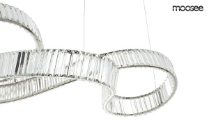 LUSTRA WAVE 160B, CROM, CONFECTIONATA DIN OTEL SI CRISTALE, STIL MODERN - Img 2