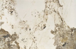 MASA DINING EXTENSIBILA HILARIO, 180 CM, EFECT DE MARMURA ALBA/NEGRU, DIN MARMURA SI METAL, STIL MODERN - Img 3
