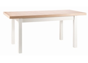 MASA DINING EXTENSIBILA PRESTO, 140(218)X80, STEJAR/ALB, PAL MELAMINAT, STIL MODERN, SIGNAL - Img 3