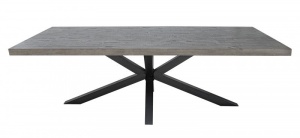 MASA DINING, GALAXY, 240CM, DIN LEMN MASIV PIN, COD 40660, STIL INDUSTRIAL