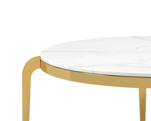 MASA MAISON 130 CM, CONFECTIONATA DIN CONGLOMERAT SI OTEL, STIL MODERN - Img 2