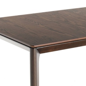 MASA SUFRAGERIE 160/240CM, VARM DARK WOOD, COD 4703, STIL MODERN, REALIZAT DIN LEMN MASIV SI MDF - Img 3