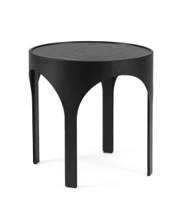 MASUTA DE CAFEA ARCHIE 50, NEAGRA, CONFECTIONATA DIN OTEL, STIL MODERN