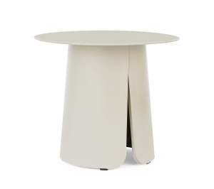 MASUTA DE CAFEA BRYAN BEJ, CONFECTIONATA DIN OTEL INOXIDABIL SI ALUMINIU, STIL MODERN