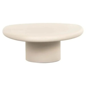 MASUTA DE CAFEA CLAYTON, 107 CM, BEJ, DIN MDF SI ECO PLASTER, RICHMOND INTERIORS