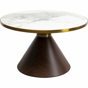 MASUTA DE CAFEA CONO CERAMIC 70 CM, CONFECTIONAT DIN GRESIE SI OTEL, STIL MODERN