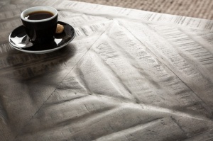 MASUTA DE CAFEA, INFINITY HOME 100CM, LEMN MASIV MANGO, COD 40058 DESIGN RETRO - Img 3
