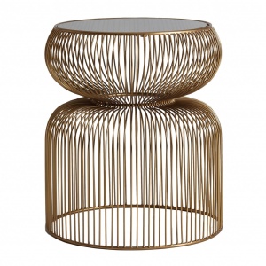 MASUTA DE CAFEA REUT REF. 26236, DIN METAL SI STICLA, STIL MODERN, VIC