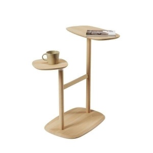 MASUTA DE CAFEA SWIVO, NATURALA, CONFECTIONATA DIN LEMN, STIL MODERN - Img 2