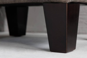 NOPTIERA KENSINGTON 50CM, PICIOARE DIN LEMN SI MICROFIBRA FINA, COD 41416, CULOARE GRI INCHIS - Img 6