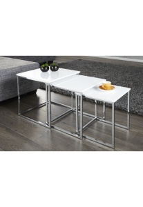 OFERTA DIN STOC!!! SET 3 MASUTE DE CAFEA FUSION 11839 ALBE DESIGN MODERN - Img 8