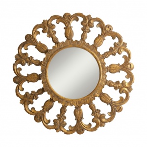 OGLINDA DECORATIVA CHARPEY REF. 23921, DIN LEMN DE MANGO SI STICLA, STIL CLASIC, VIC