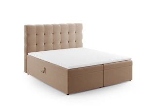 PAT BOXSPRING 180X200CM, CU LADA DEPOZITARE, DIN CATIFEA, DIVERSE NUANTE, ARTIM GROUP SELECTION - Img 2
