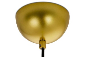 PENDUL GLOBO 25, AURIU/FUMURIU, DIN METAL SI STICLA, STIL MODERN, B2 - Img 6