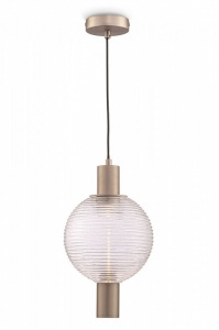 PENDUL RUECA P060PL-01N, DIN METAL SI STICLA, STIL MODERN, MAYTONI