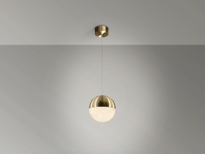 PENDUL SPHERE, 20 CM, ALAMA, DIN METAL SI POLICARBONAT, STIL MODERN