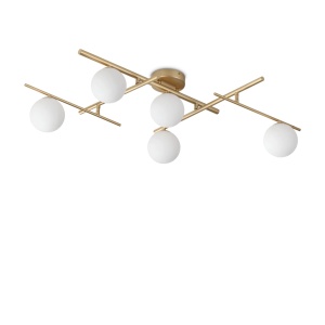 PLAFONIERA ATLAS PL5, AURIU, DIN METAL, STIL MODERN