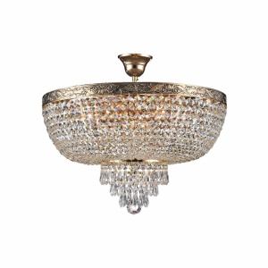 PLAFONIERA PALACE DIA890-CL-06-G, DIN METAL SI STICLA, STIL MODERN, MAYTONI