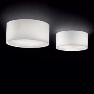 PLAFONIERA WHEEL PL3, ALB, DIN METAL, STIL MODERN - Img 2