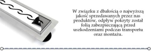 RIGOLA DUS, REA BUBBLE, 90 CM, DESIGN ATRACTIV, CALITATE SUPERIOARA, REA - Img 2