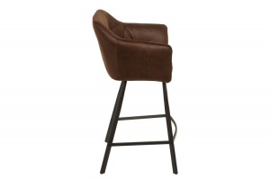 SCAUN DE BAR, MARO ANTICHIZAT, LOFT, DESIGN VINTAGE - Img 3