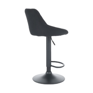 SCAUN DE BAR TERKAN, NEGRU, STIL MODERN, TK - Img 4