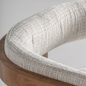 SCAUN DEOSEBIT, SEDZERE, REALIZAT DIN LEMN DE STEJAR SI TEXTIL, ARTIM GROUP SELECTION - Img 6