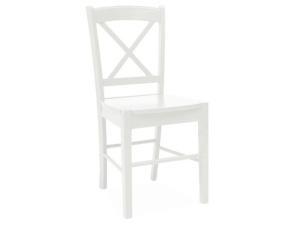 SCAUN DINING CD-56, ALB, DIN LEMN, STIL CLASIC - Img 1