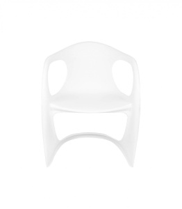 SCAUN DINING/TERASA MANTA, ALB, DIN POLIPROPILENA, STIL MODERN B2 - Img 5