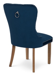 SCAUN LIVING MADAME ALBASTRU/NATURAL - DESIGN MODERN - Img 2