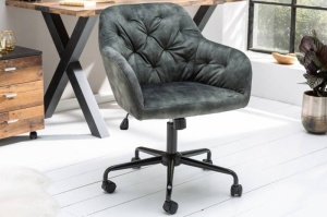 SCAUN ROTATIV, DUTCH CONFORT, DIN METAL SI CATIFEA, DESIGN RETRO, ARTIM GROUP SELECTION