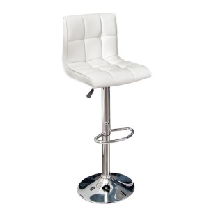 SET 2 BUCATI, SCAUN ALB DE BAR, MODENA, DESIGN MODERN - Img 4