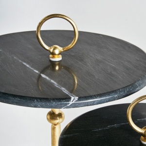 SET 2 MASUTE DE CAFEA MUSSING REF. 29887, DIN METAL SI MARMURA, STIL MODERN, VIC - Img 4