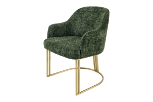 SET 2 SCAUNE, EXTRAVAGANCIA, MATERIAL CHENILLE, VERDE INCHIS, ARTIM GROUP SELECTION - Img 3