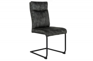 SET 2 SCAUNE LIVING, COMFORT, VERDE PETROL, CU TAPITERIE DIN MICROFIBRA, STIL INDUSTRIAL, ARTIM GROUP