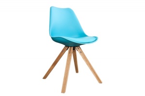 SET 4 SCAUNE ALBASTRE SCANDINAVIA 36206 - DESIGN SCANDINAV - Img 2