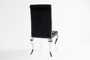 SET 4 SCAUNE NEGRE BAROCK 36546 - DESIGN MODERN - Img 4