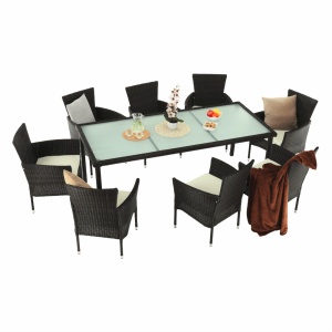 SET DE GRADINA DIN 9 PIESE MENIBOR, MARO/BEJ, STIL MODERN, TK - Img 2