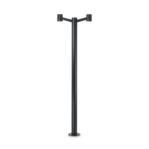 STALP DE EXTERIOR CLIO MPT2, NEGRU, DESIGN MODERN, IDEAL LUX