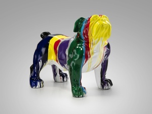 STATUETA DECORATIVA HUGO, 110x94 CM, DIN RASINA POLIESTERICA SI FIBRE DE STICLA, STIL MODERN - Img 3