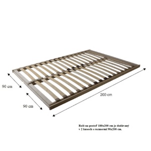 SUPORT PENTRU SALTEA/SOMIERA RABATABILA BASIC FLEX FRONT, STIL MODERN, TK - Img 2