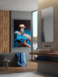 TABLOU DECORATIV ALMA 211581, 80X120, DIN PANZA SI MDF, STIL MODERN, SCHULLER