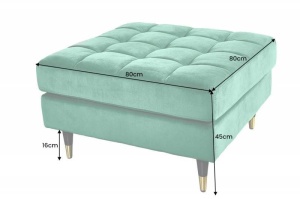 TABURET 80CM, CATIFEA VERDE SMARALD, DESIGN EXCLUSIVIST, ARTIM GROUP SELECTION - Img 6