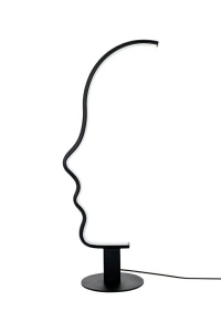VEIOZA FACE TABLE NEAGRA, CONFECTIONATA DIN OTEL INOXIDABIL SI ALUMINIU, STIL MODERN