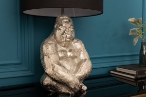 VEIOZA GORILLA 60CM, DIN METAL SI ABAJUR TEXTIL, COD 41688
